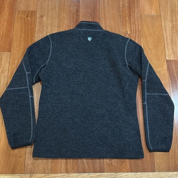Kuhl Kore Quarter Zio Thermo Gray Pullover Fleece Lined Size M - Picture 8 of 12